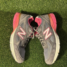 Load image into Gallery viewer, Size 13 - New Balance 990v4 Made in USA Grey Pink Women’s
