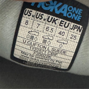 Size 8 - Hoka One One Clifton L Suede Blue Ice Flow
