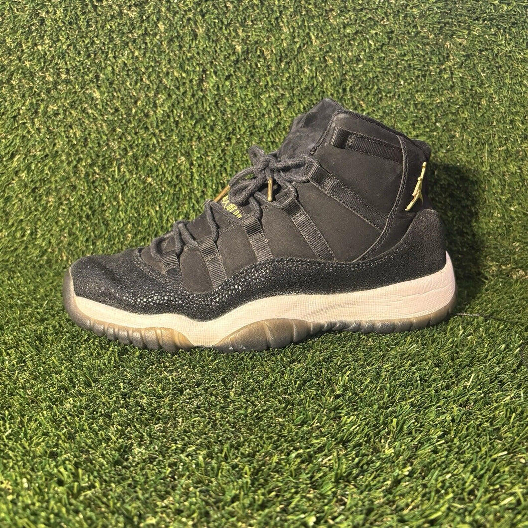 Size 6.5Y - Jordan 11 Retro Heiress Black 852625-030 Kids