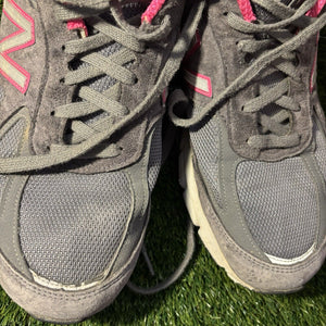 Size 13 - New Balance 990v4 Made in USA Grey Pink Women’s