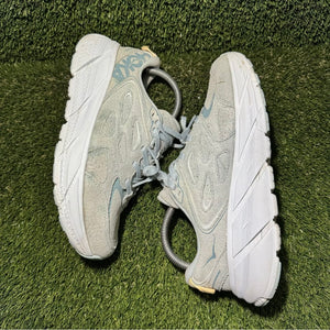 Size 8 - Hoka One One Clifton L Suede Blue Ice Flow