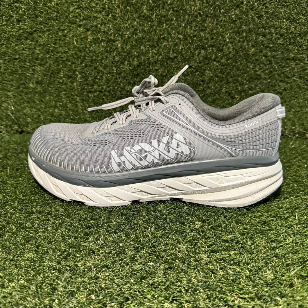 Size 10.5 - Hoka One One Bondi 7 4E Gray