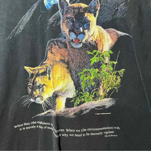 Vintage Big Cat Rescue Graphic Crew Neck